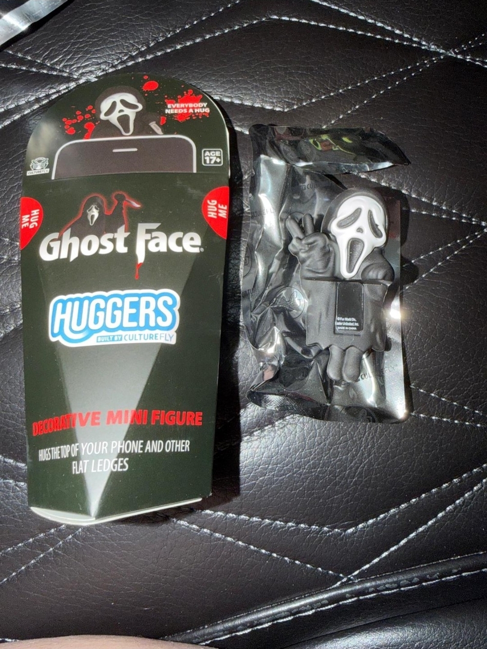 Ghost Diver Huggers Decorative Mini Figure Phone Topper Peace Sign